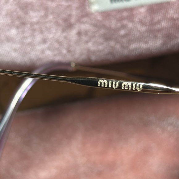 Miu Miu gray/brown sunglasses - Picture 8 of 9